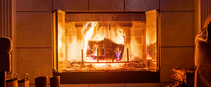 Mendota Hearth Landscape Fireplace Installation in Smyrna, Tennessee