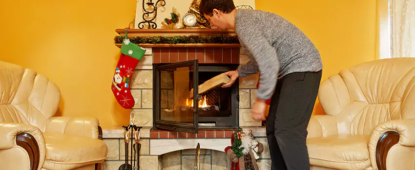 Rusted Metal Fireplace Restoration in Smyrna, Tennessee